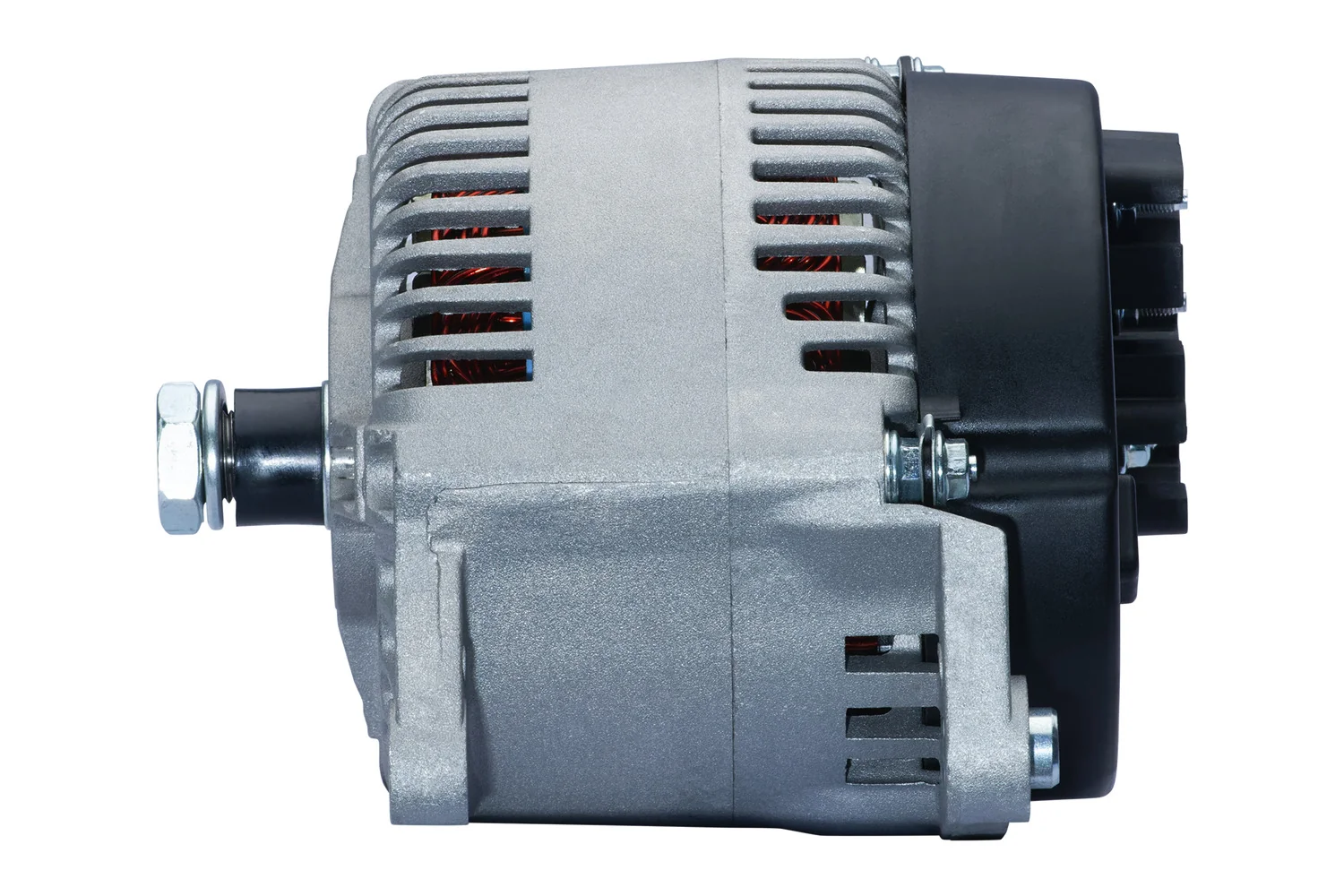 HELLA - 8EL 015 643-321 - Alternator, 12V, 120A, for e.g. Caterpillar, Bobcat