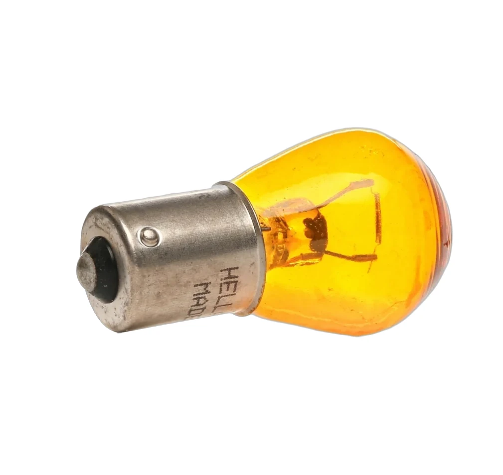 HELLA - 8GA 006 841-133 - Halogen-Bulb, PY21W, Long Life, 12V, 21W, Quantity: 2