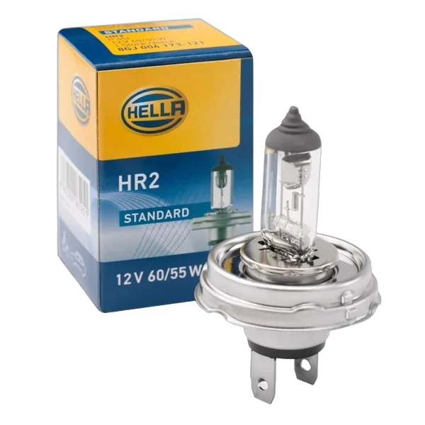 HELLA - 8GJ 007 255-123 - Halogen-Bulb, HB2, Standard, 12V, 60/55W, Quantity: 1