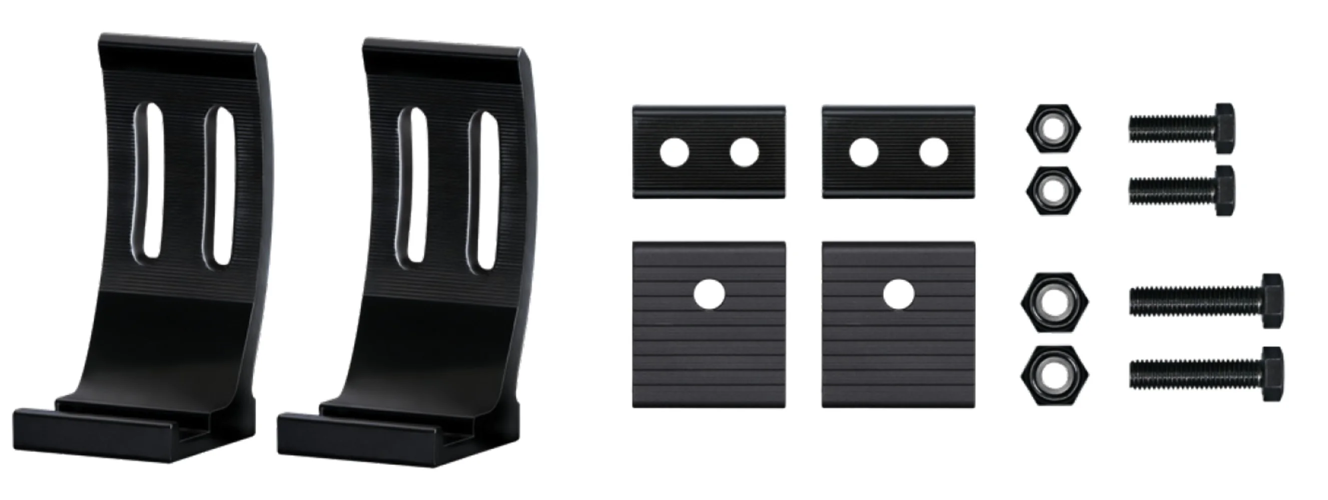 HELLA - 8HG 358 176-381 - Bracket Set, auxiliary headlight, Black Magic Tough Double row Lightbar
