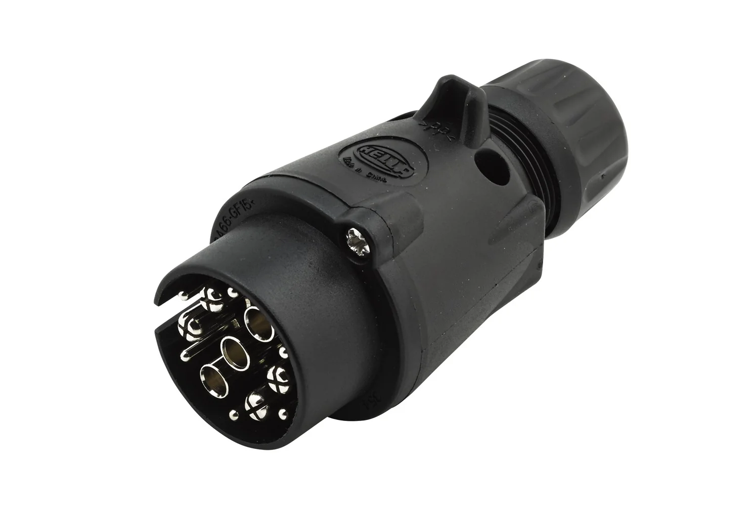HELLA - 8JA 005 951-061 - Plug, 12V, 7-pin connector, Plug: Screw Contact, Quantity: 1