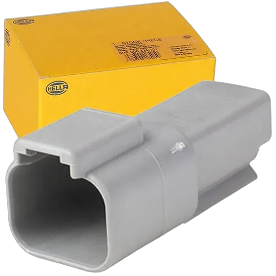 HELLA - 8JA 201 021-801 - Plug Housing, 2-pin connector, Quantity: 1