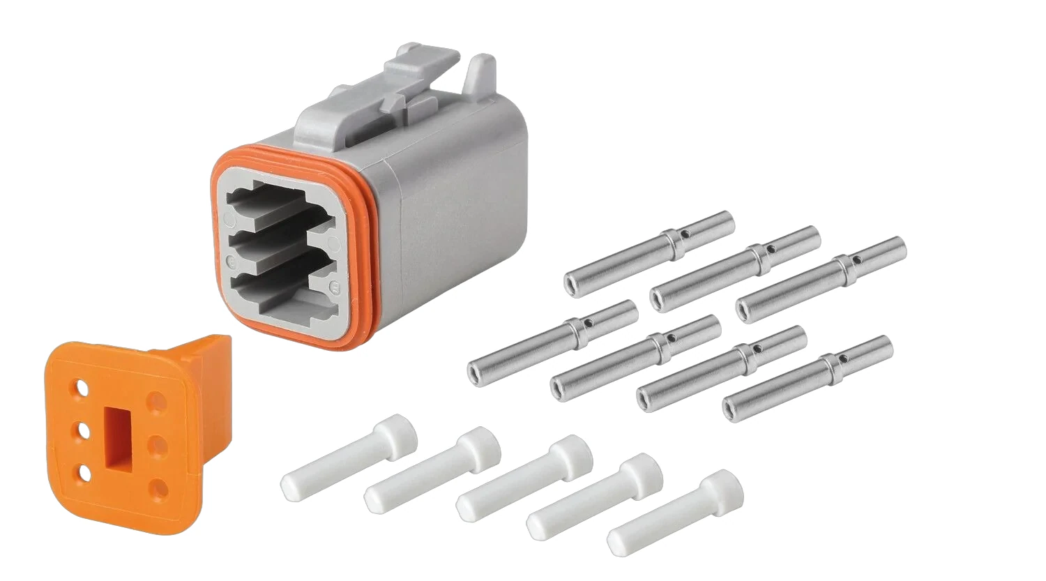 HELLA - 8JA 201 022-831 - Plug Housing, 6-pin connector, Quantity: 1
