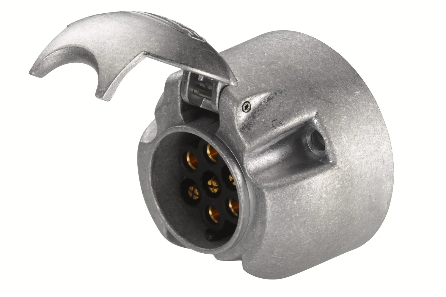 HELLA - 8JB 001 941-041 - Socket, 7-pin connector, Flat Plug-in Connector, Plug: Blade Terminal, Quant