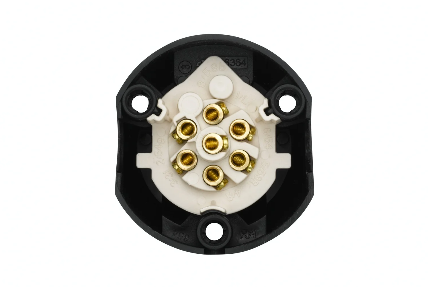 HELLA - 8JB 001 943-041 - Socket, 7-pin connector, Screw Connection, Plug: Plug Terminal, Quantity: 25