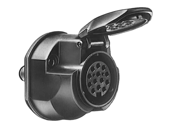 HELLA - 8JB 005 949-001 - Socket, 12V, 13-pin connector, Screw Connection, Plug: Screw Contact, Quant