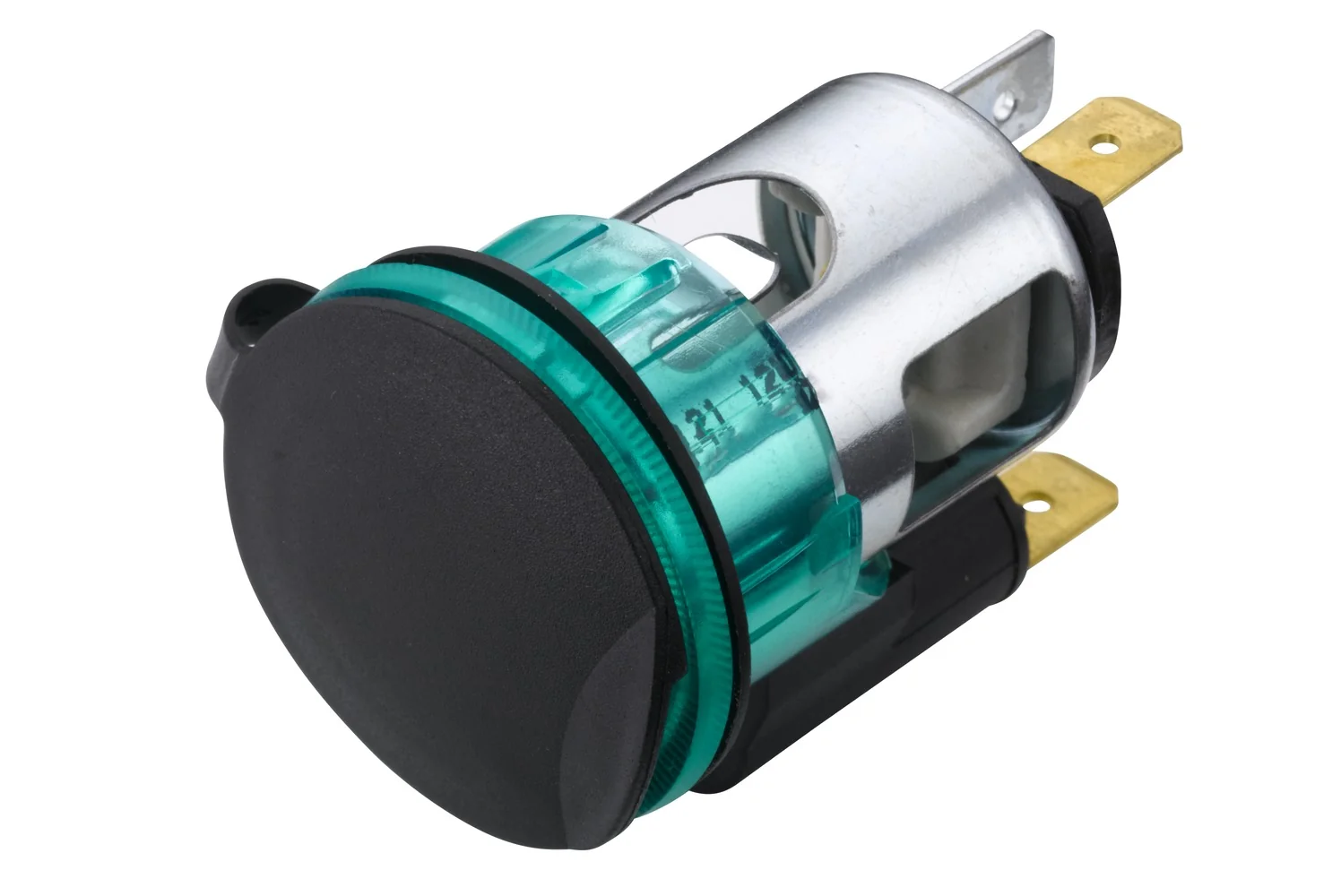 HELLA - 8JB 008 023-011 - Socket, 12V, 2-pin connector, Fitting, Plug: Blade Terminal