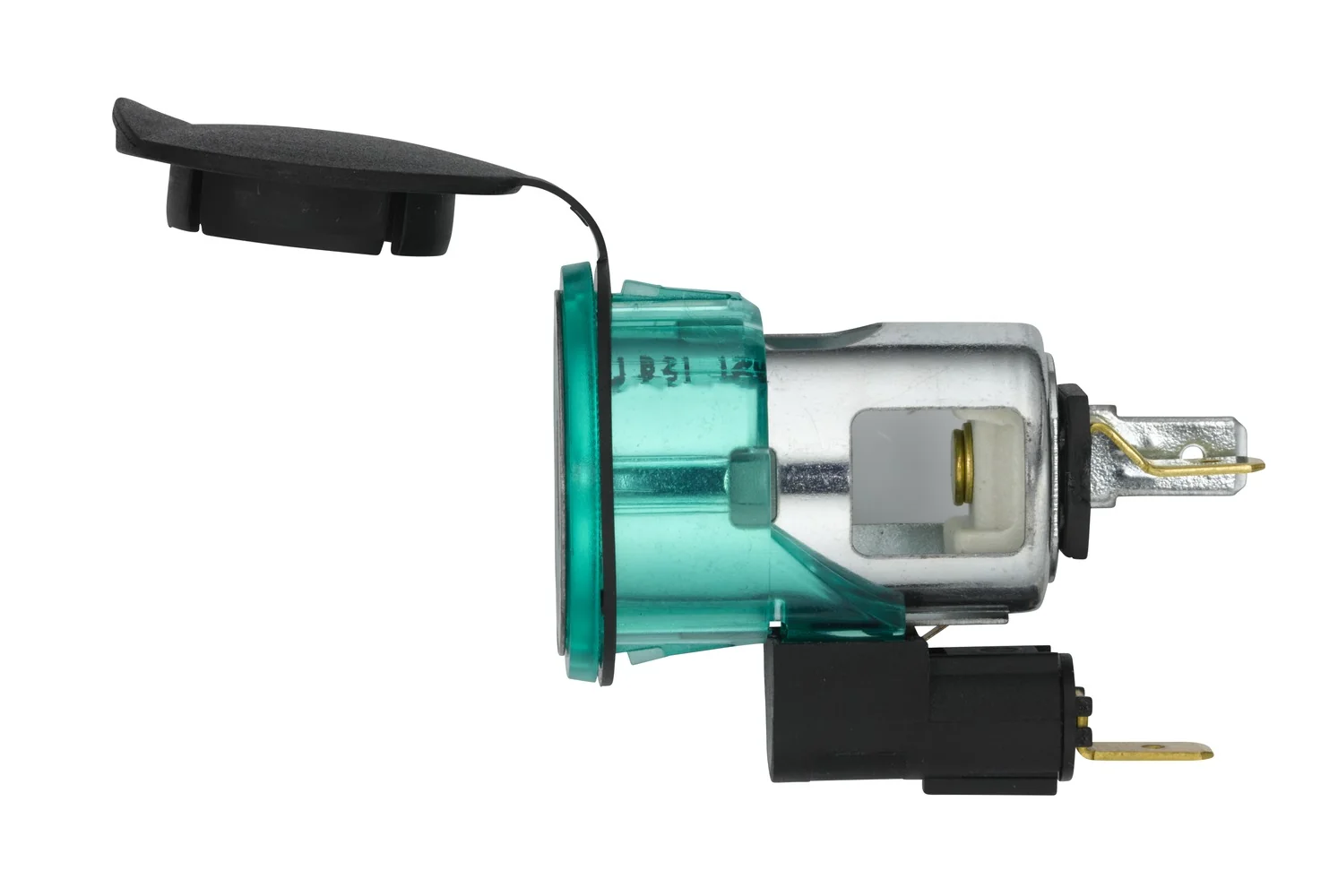 HELLA - 8JB 008 023-011 - Socket, 12V, 2-pin connector, Fitting, Plug: Blade Terminal