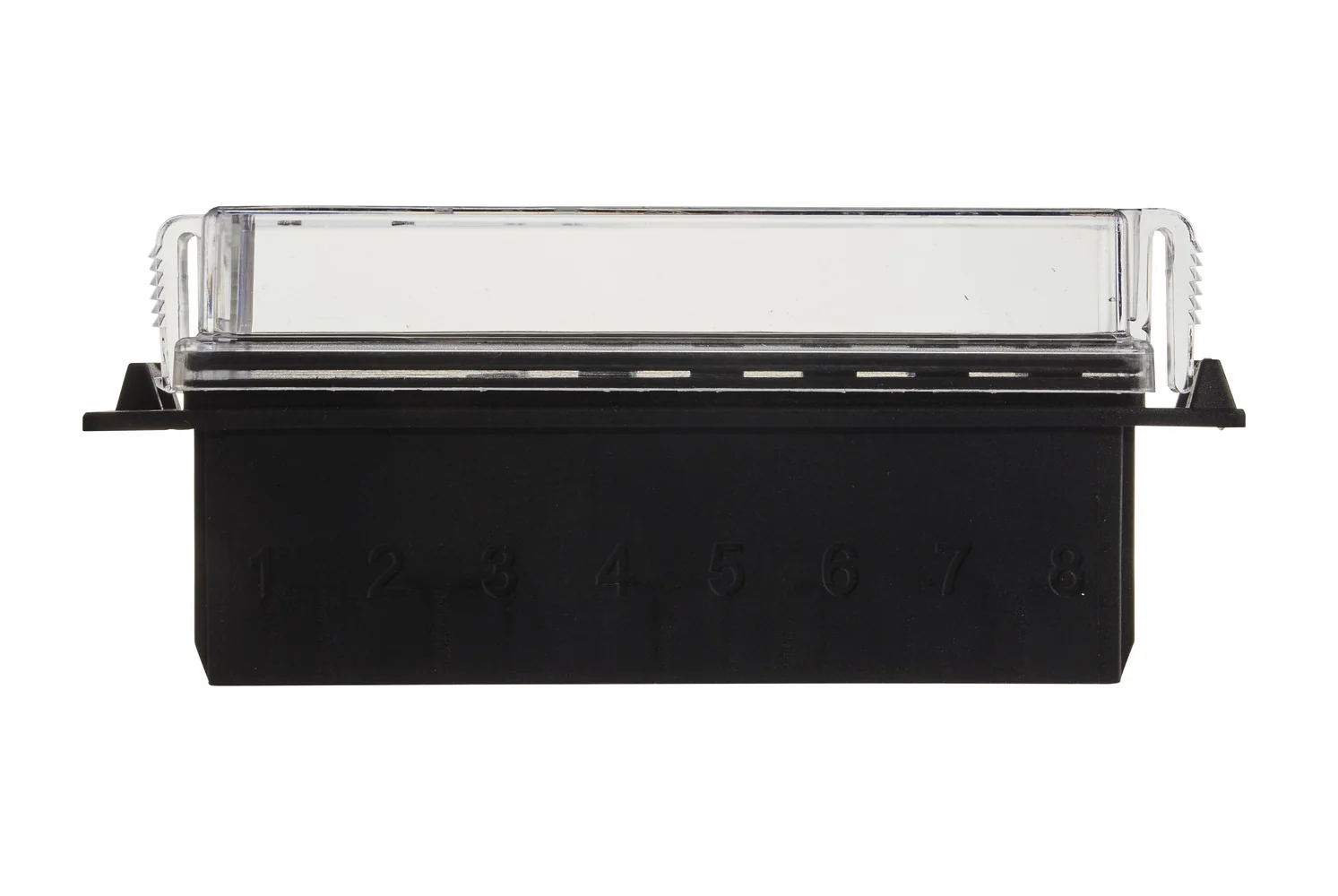HELLA - 8JD 005 993-161 - Fuse Box, for ATO fuse, 8-pin connector, Number of connectors: 16, transpare