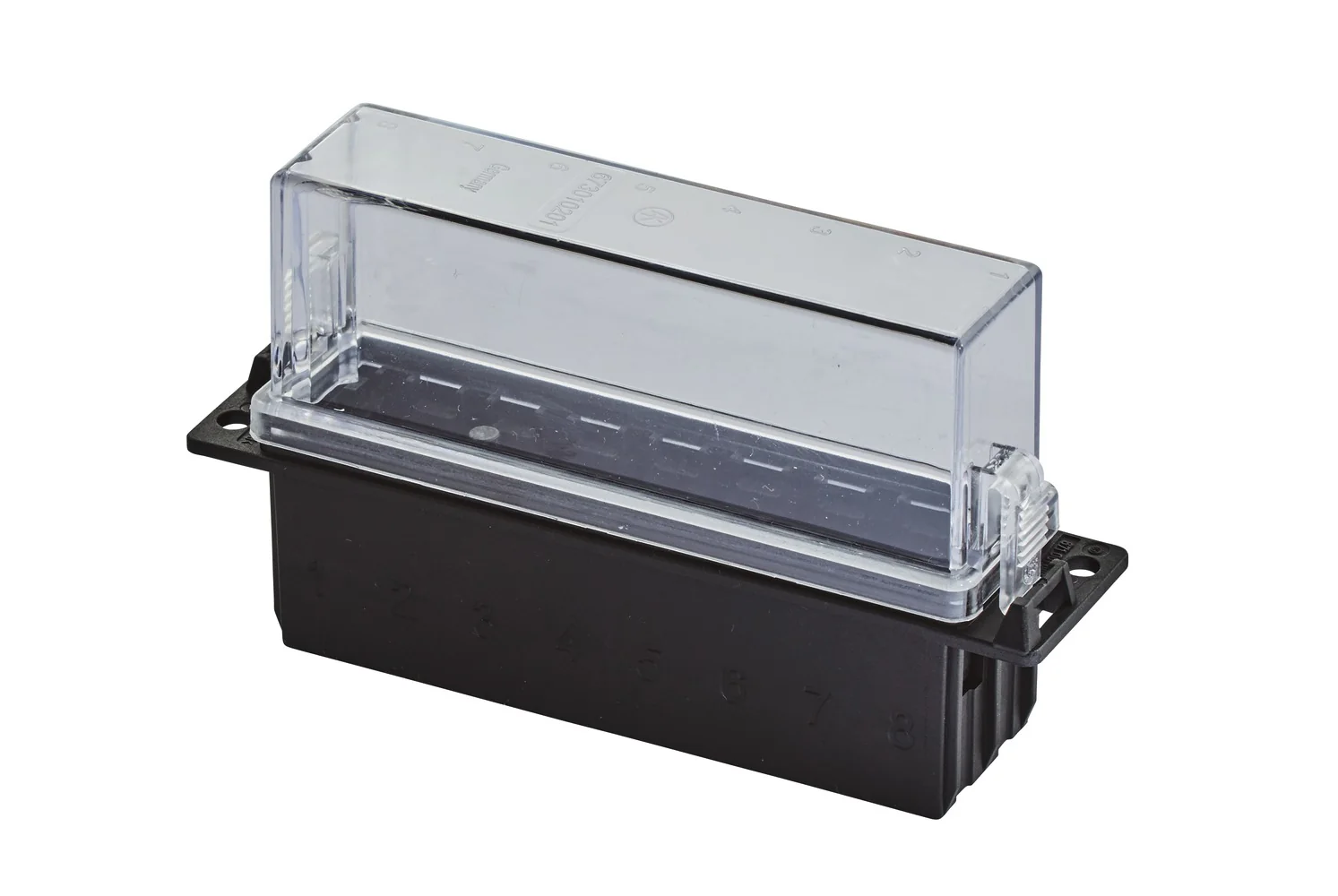 HELLA - 8JD 005 993-171 - Fuse Box, for ATO fuse, 8-pin connector, Number of connectors: 16, transpare