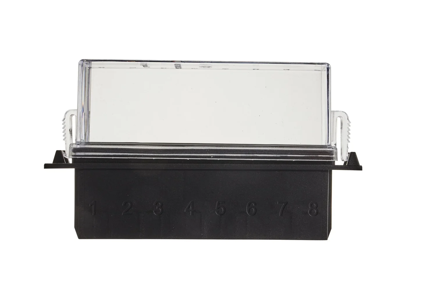 HELLA - 8JD 005 993-171 - Fuse Box, for ATO fuse, 8-pin connector, Number of connectors: 16, transpare