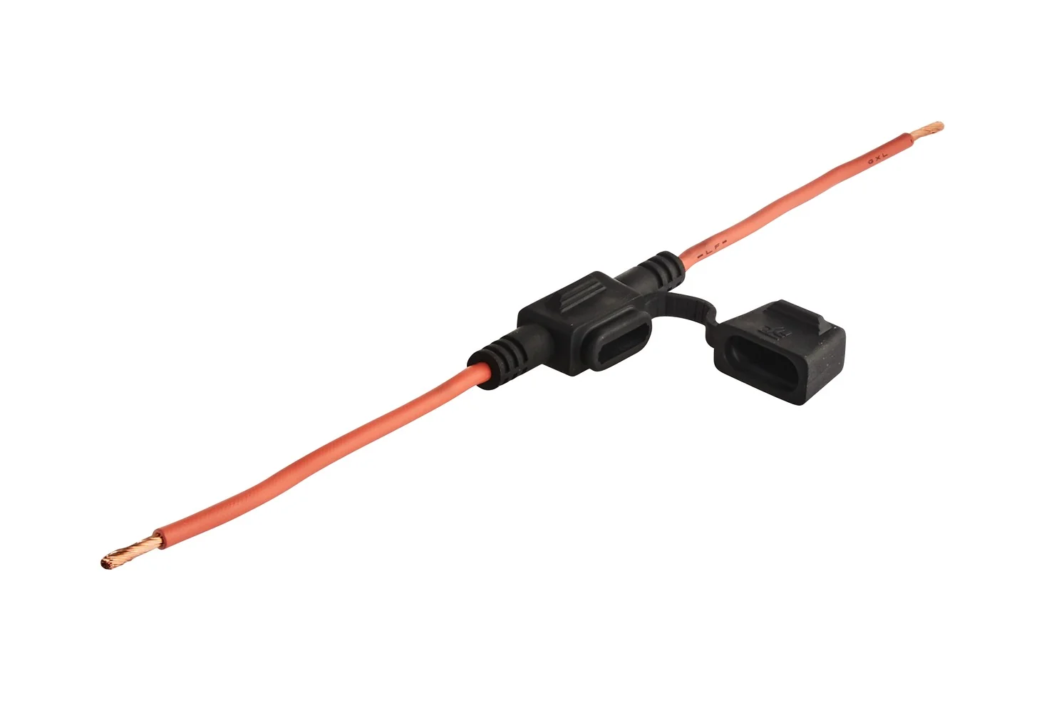 HELLA - 8JD 743 557-011 - Fuse Holder, Mini-Flat Fuse, red, Quantity: 1