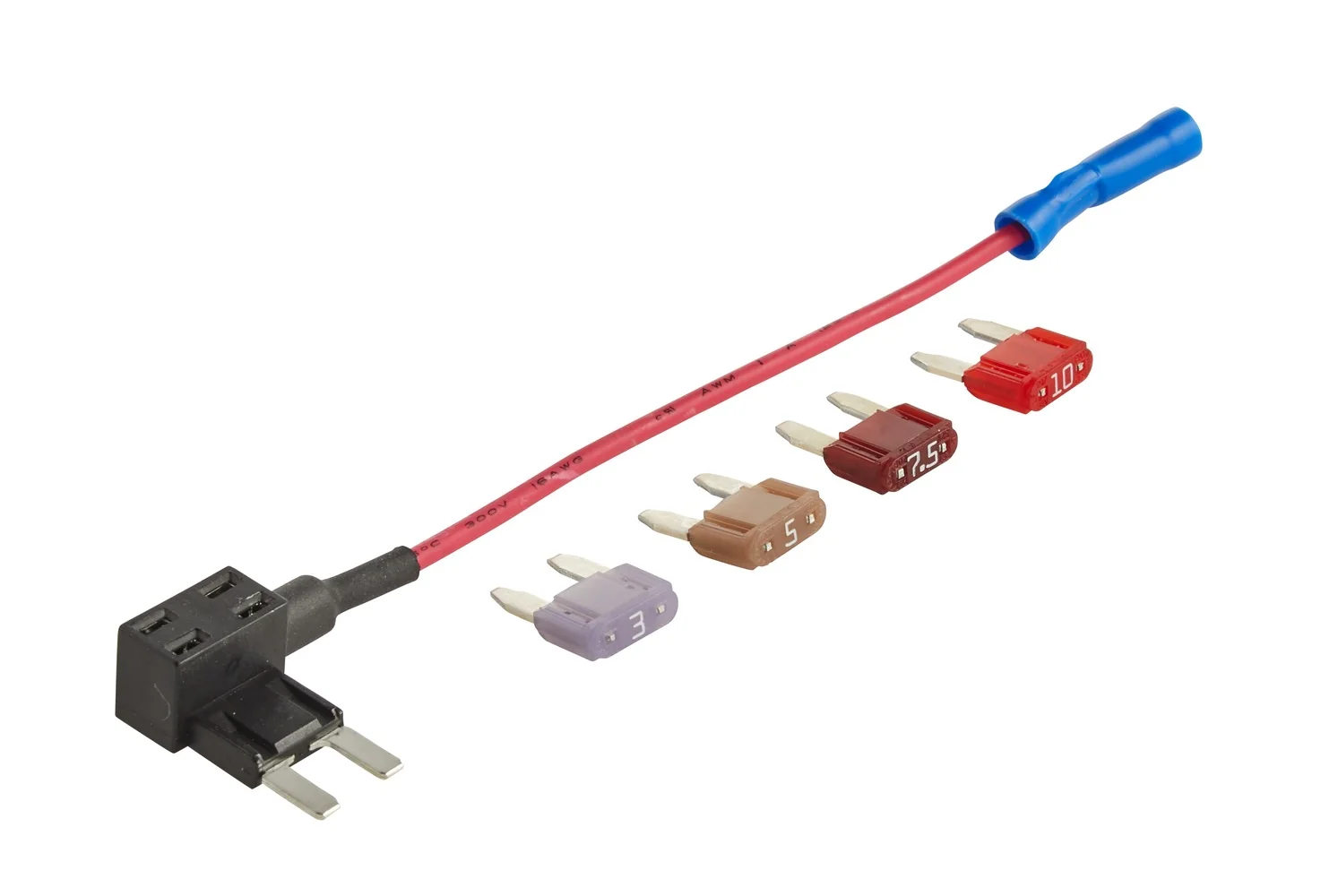 HELLA - 8JD 743 557-801 - Fuse Holder, for mini-blade plug-in fuse, red, Quantity: 1