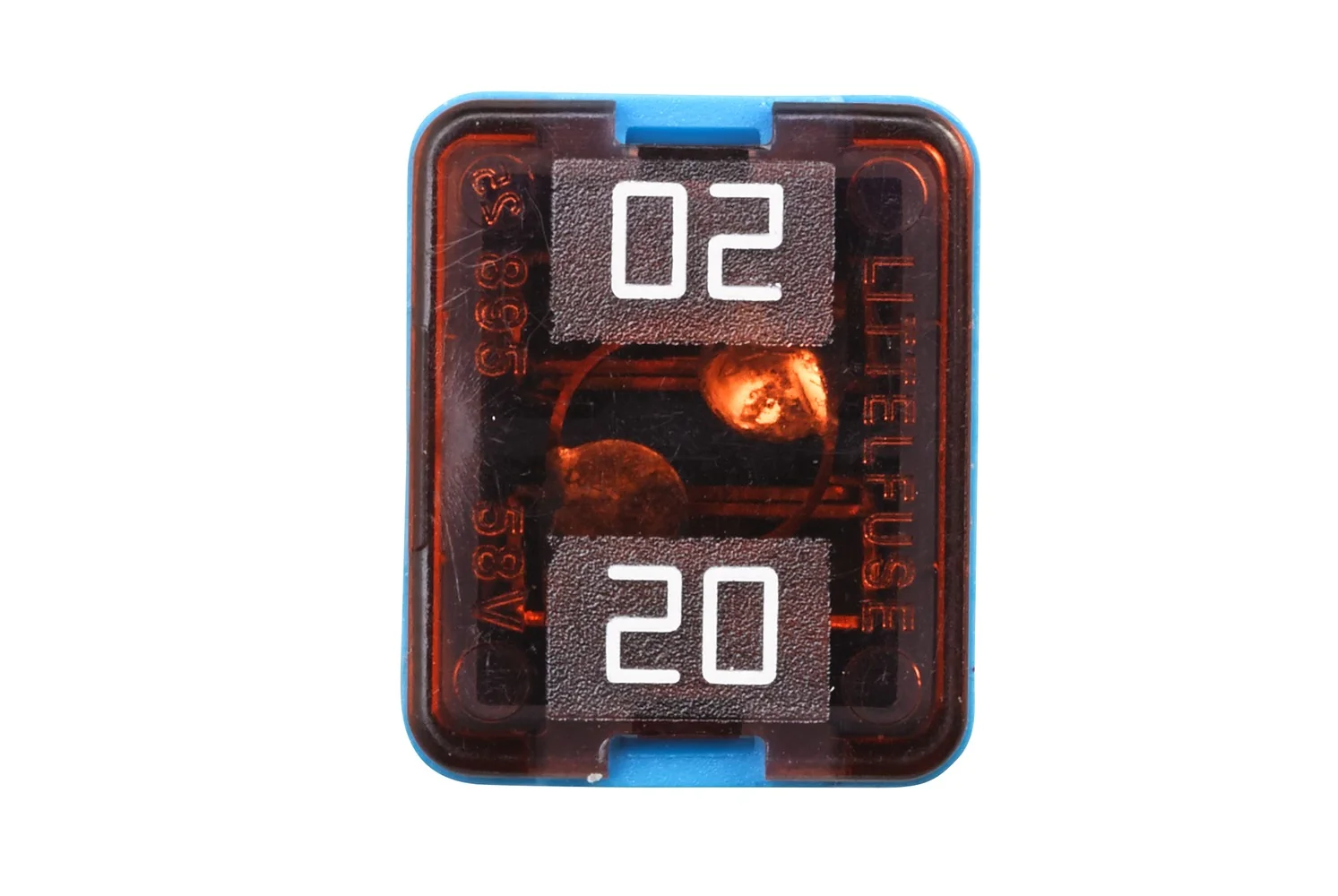 HELLA - 8JS 740 026-731 - Fuse, for low JCASE fuse, 20A, blue