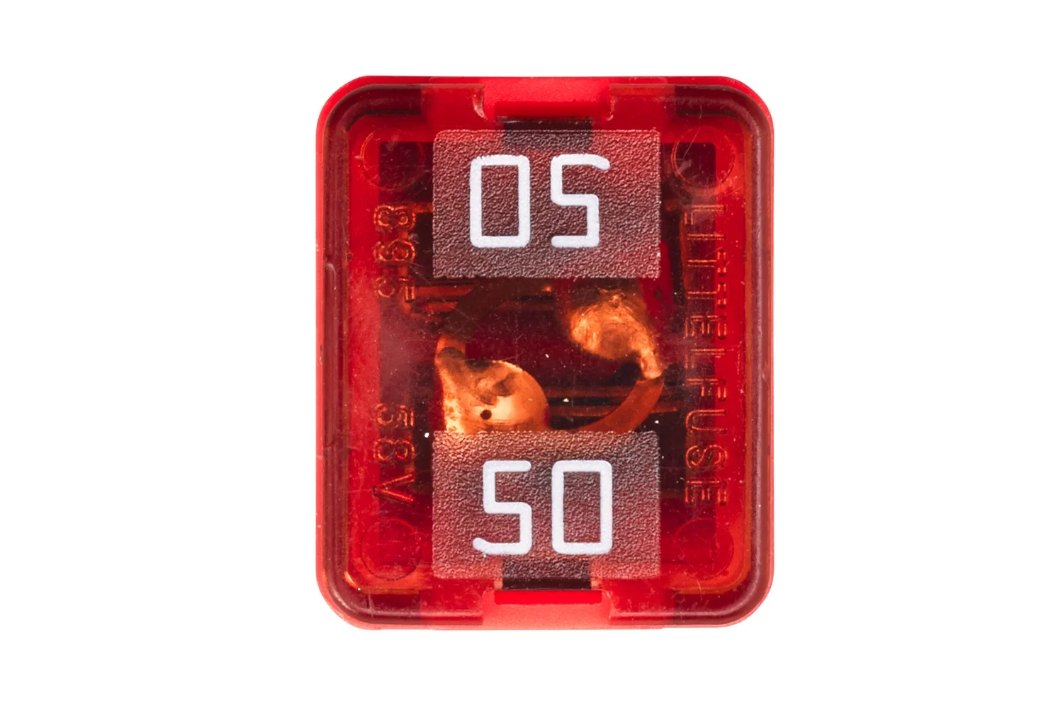 HELLA - 8JS 740 026-771 - Fuse, for low JCASE fuse, 50A, red