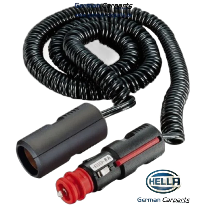 HELLA - 8KA 007 965-011 - Coiled Cable, 7-pin connector, 24V, PU (Polyurethane), Quantity: 1