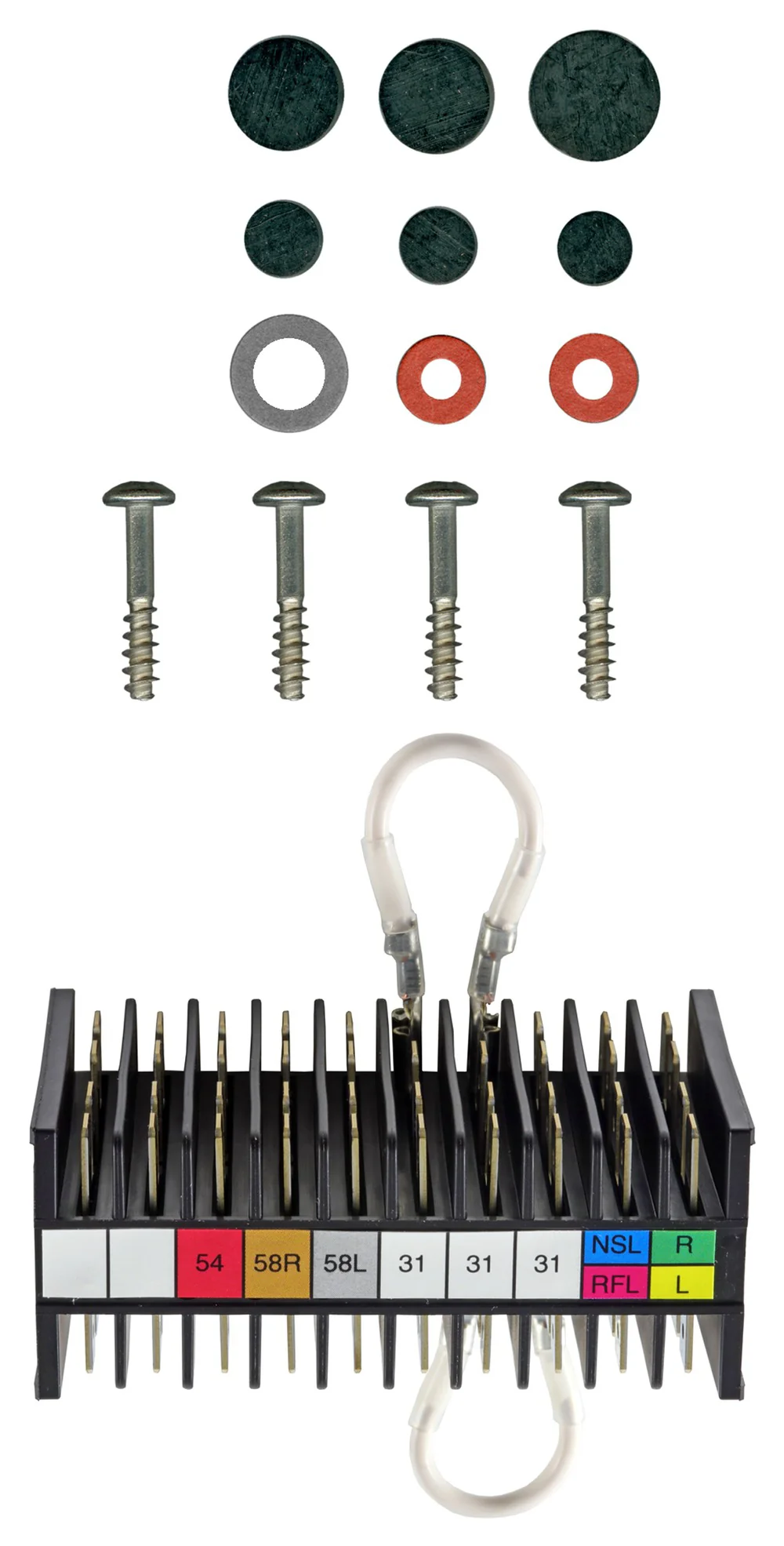 HELLA - 8KV 177 785-007 - Cable Junction Box, Blade Terminal 6.3mm, 12-pin connector, Number of connect