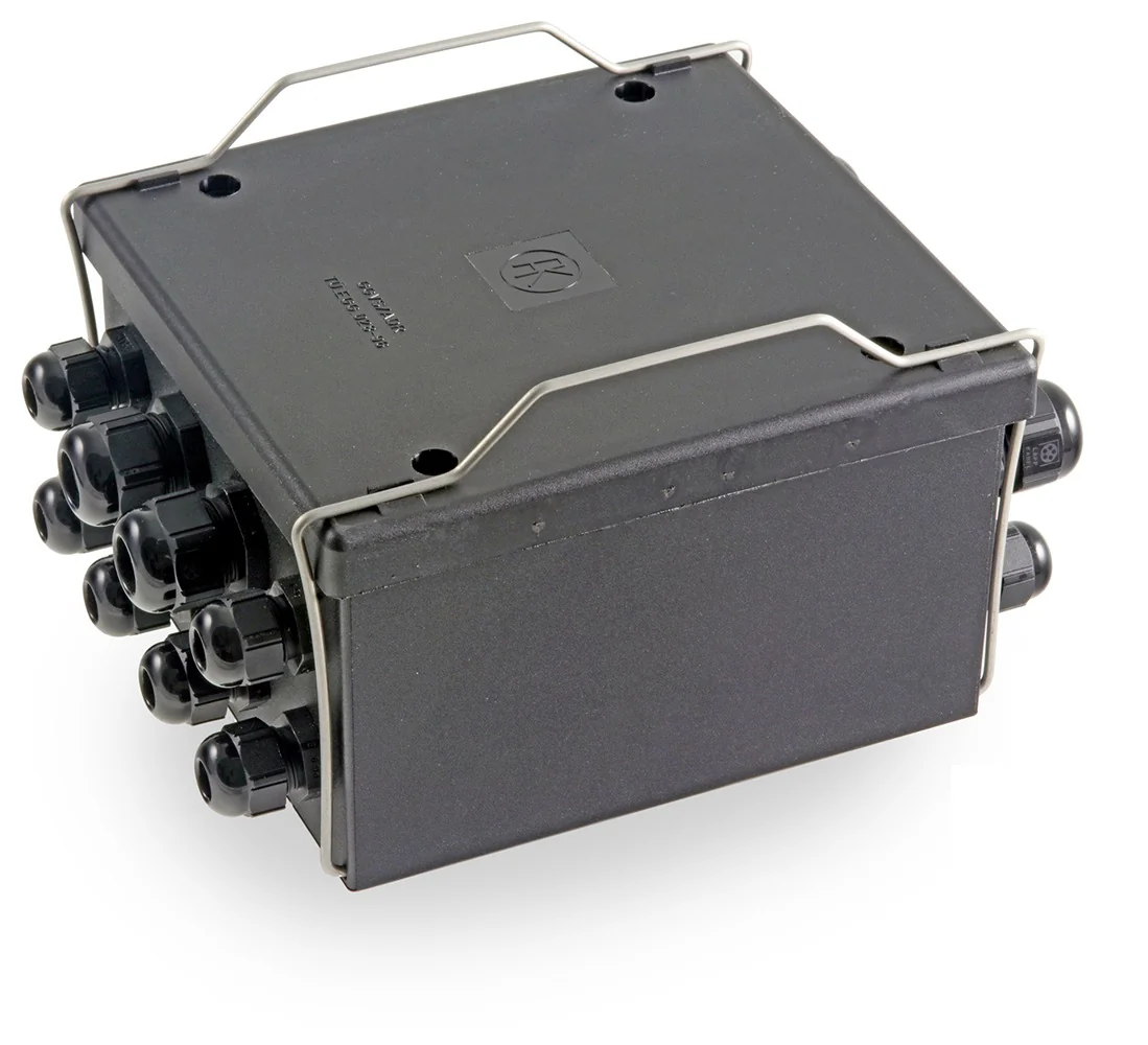 HELLA - 8KV 177 785-027 - Cable Junction Box, Flat Plug-in Connector 6.3mm, 16-pin connector, Number of