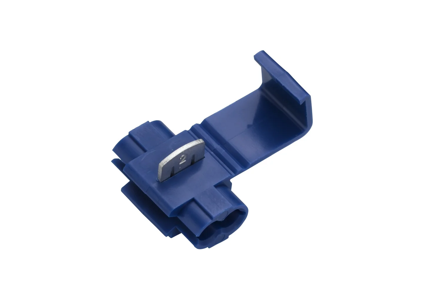 HELLA - 8KV 705 123-813 - Cable Connector, blue, 0.8mm², 2.0mm², Length: 26.8mm, Brass, Quantity: 5