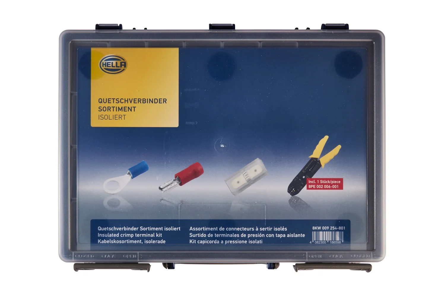 HELLA - 8KW 009 254-801 - Cable Connector Kit, 0.5mm², 6mm², Quantity: 400