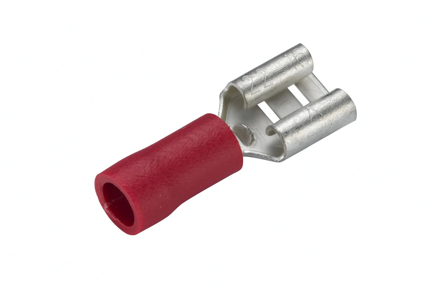 HELLA - 8KW 044 036-812 - Cable Connector, red, 0.5mm², 1.0mm², Length: 20.8mm, Brass, Quantity: 15