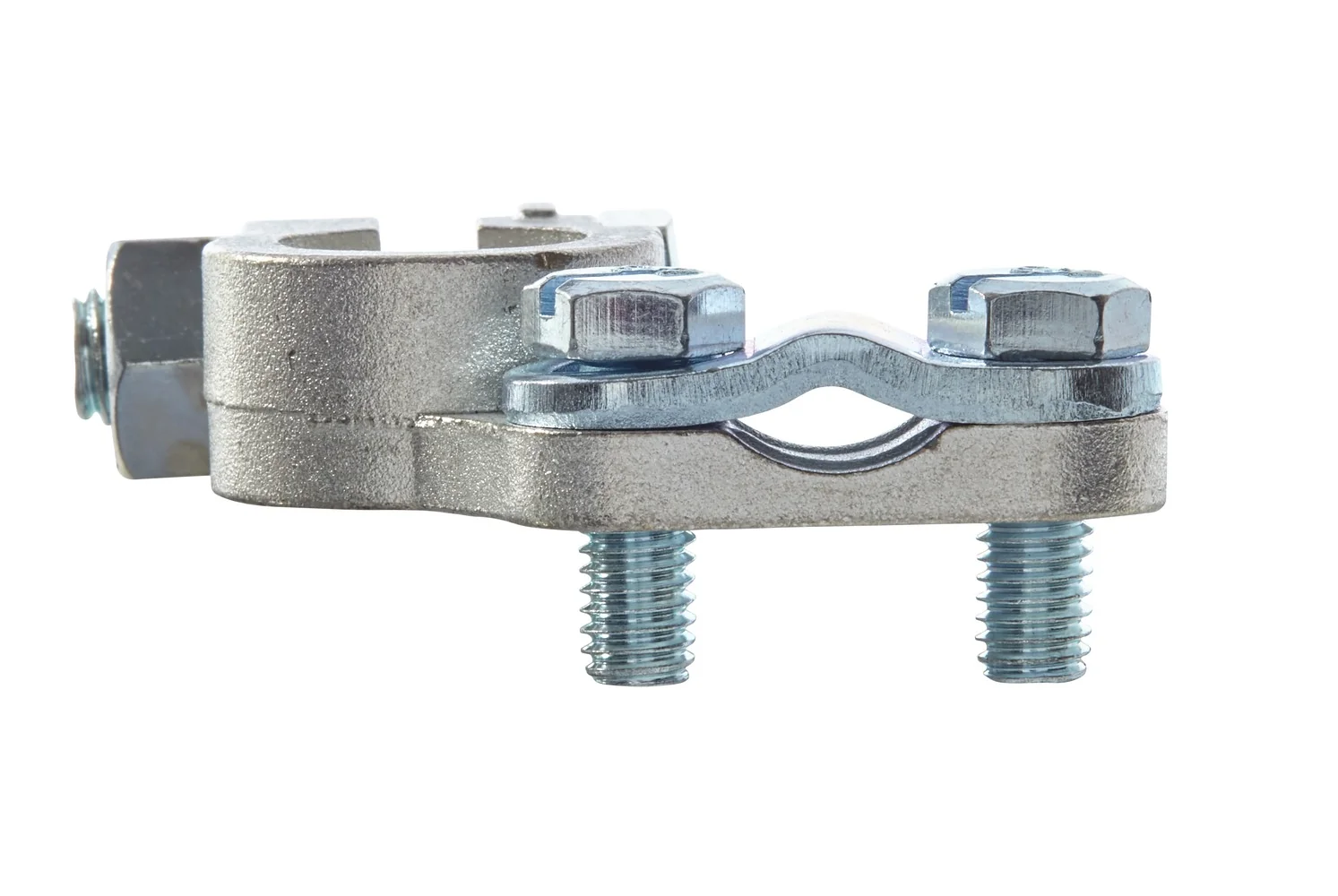 HELLA - 8KX 043 021-031 - Battery Terminal Clamp, for negative terminal/Cast Part, Battery Terminal Ø: 1