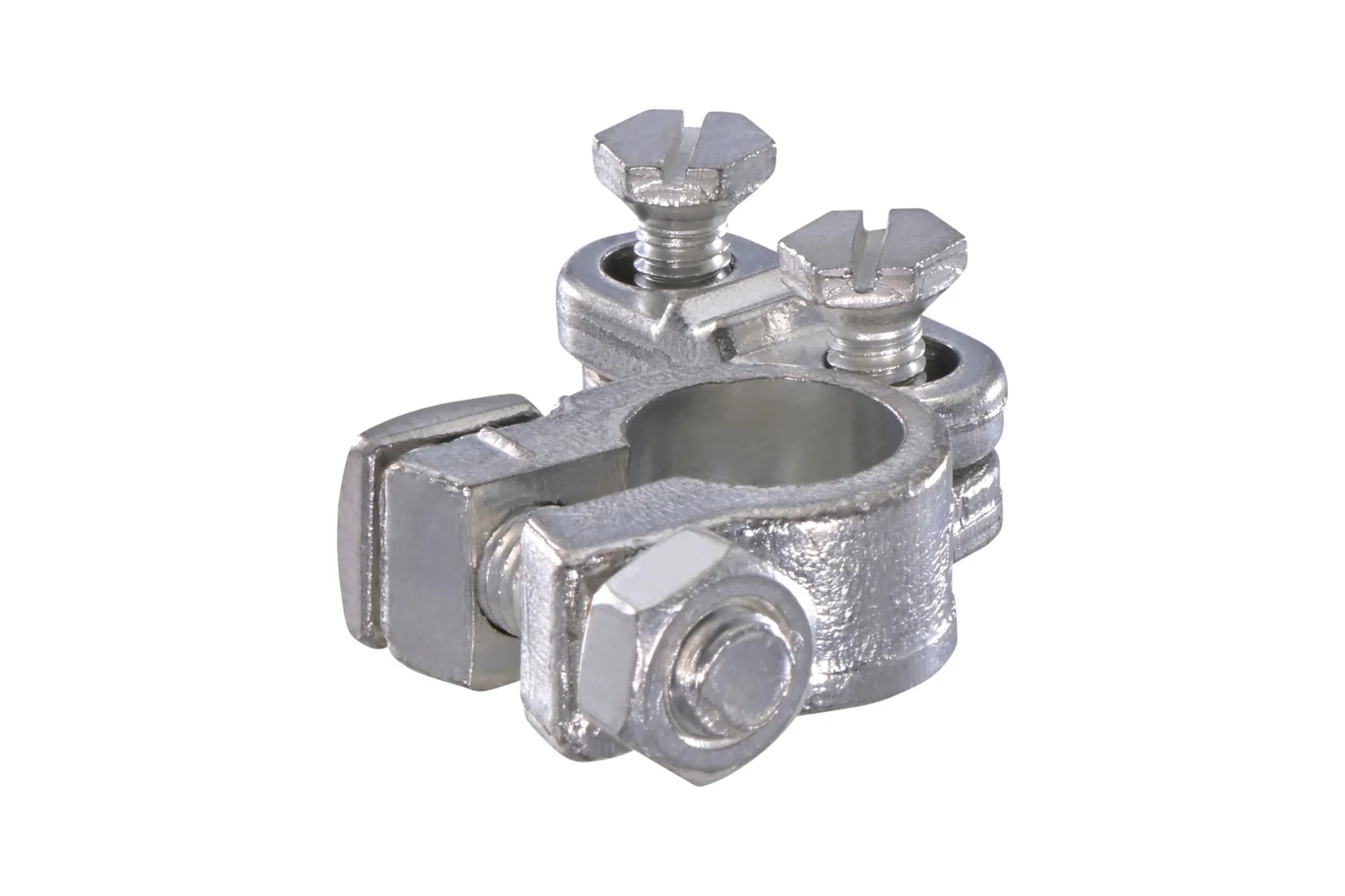 HELLA - 8KX 043 021-042 - Battery Terminal Clamp, for negative terminal/Pressed Part, Battery Terminal Ø