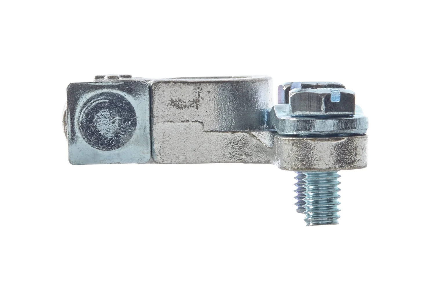 HELLA - 8KX 091 450-031 - Battery Terminal Clamp, for positive terminal/Cast Part, Battery Terminal Ø: 1