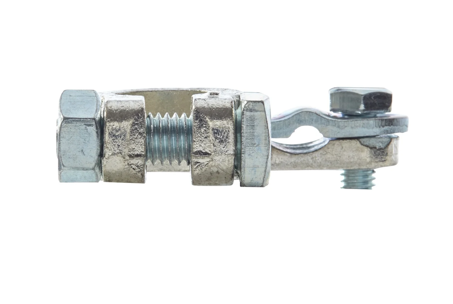 HELLA - 8KX 091 452-031 - Battery Terminal Clamp, for negative terminal/Cast Part, Battery Terminal Ø: 1