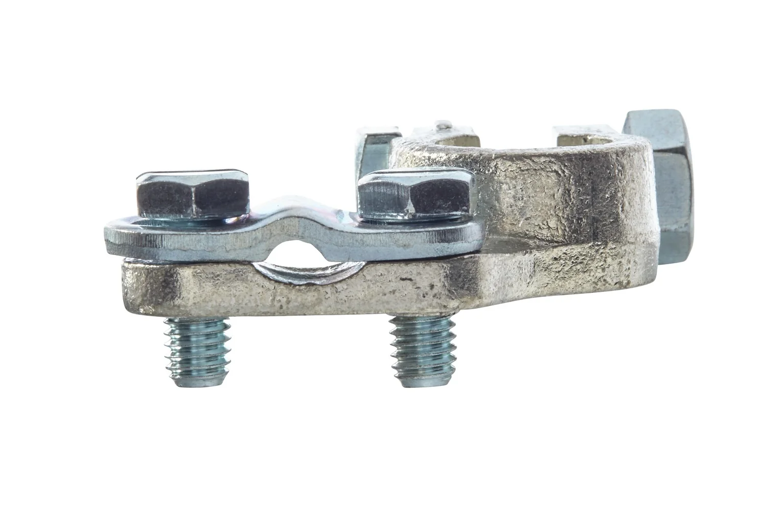HELLA - 8KX 091 452-031 - Battery Terminal Clamp, for negative terminal/Cast Part, Battery Terminal Ø: 1