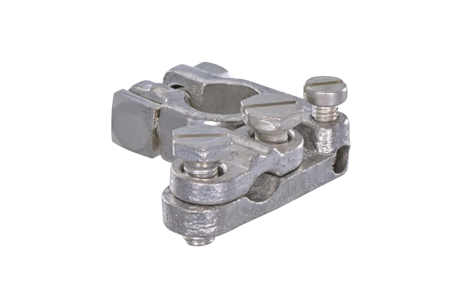 HELLA - 8KX 707 911-042 - Battery Terminal Clamp, for positive terminal/Cast Part, Battery Terminal Ø: 1