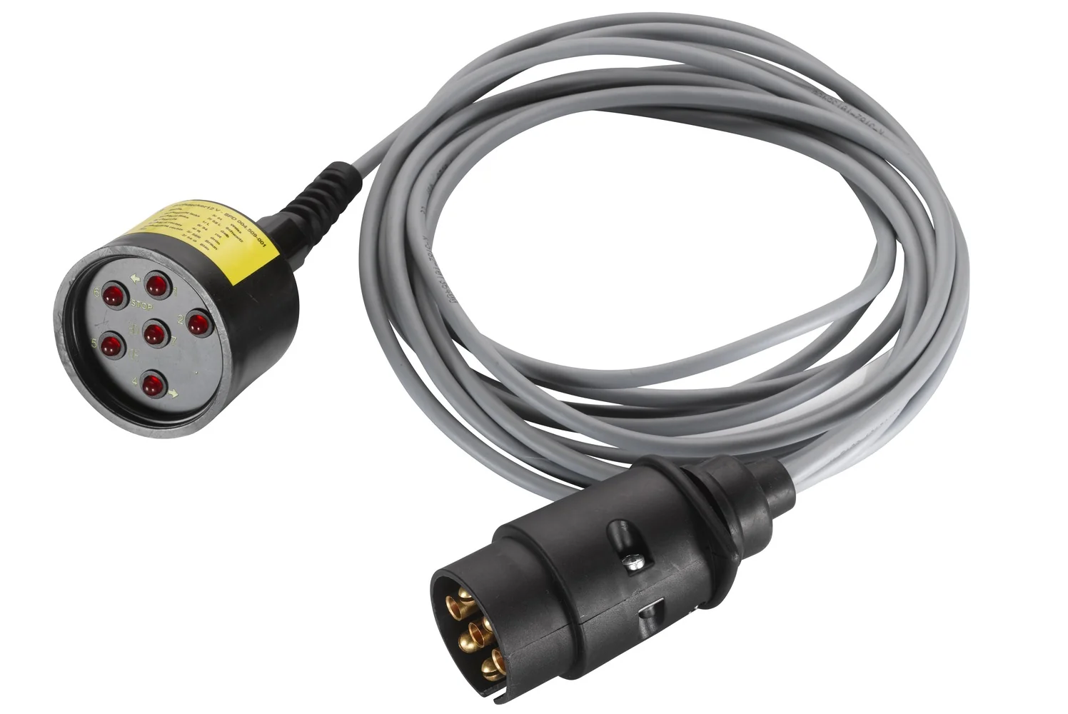 HELLA - 8PD 004 509-001 - Tester, trailer socket, 12V, 7-pin connector