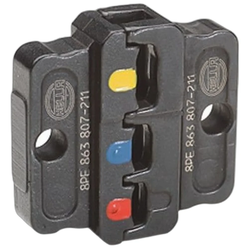 HELLA - 8PE 863 807-211 - Crimping Pliers Insert, Metal, Black, Ø of: 0.5mm, Ø up to: 6.0mm