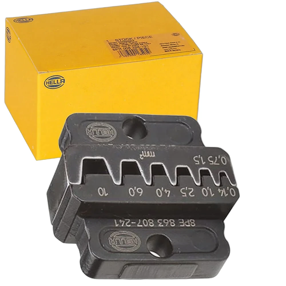HELLA - 8PE 863 807-211 - Crimping Pliers Insert, Metal, Black, Ø of: 0.5mm, Ø up to: 6.0mm