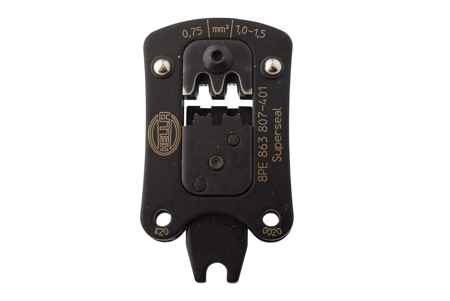 HELLA - 8PE 863 807-401 - Crimping Pliers Insert, Metal, Black
