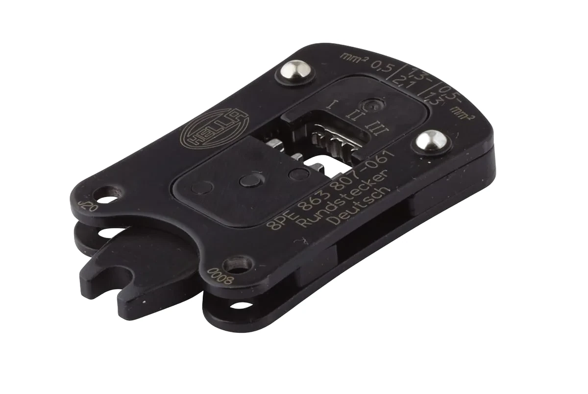 HELLA - 8PE 863 807-461 - Crimping Pliers Insert, Metal, grey, Ø of: 0.5mm, Ø up to: 10.0mm
