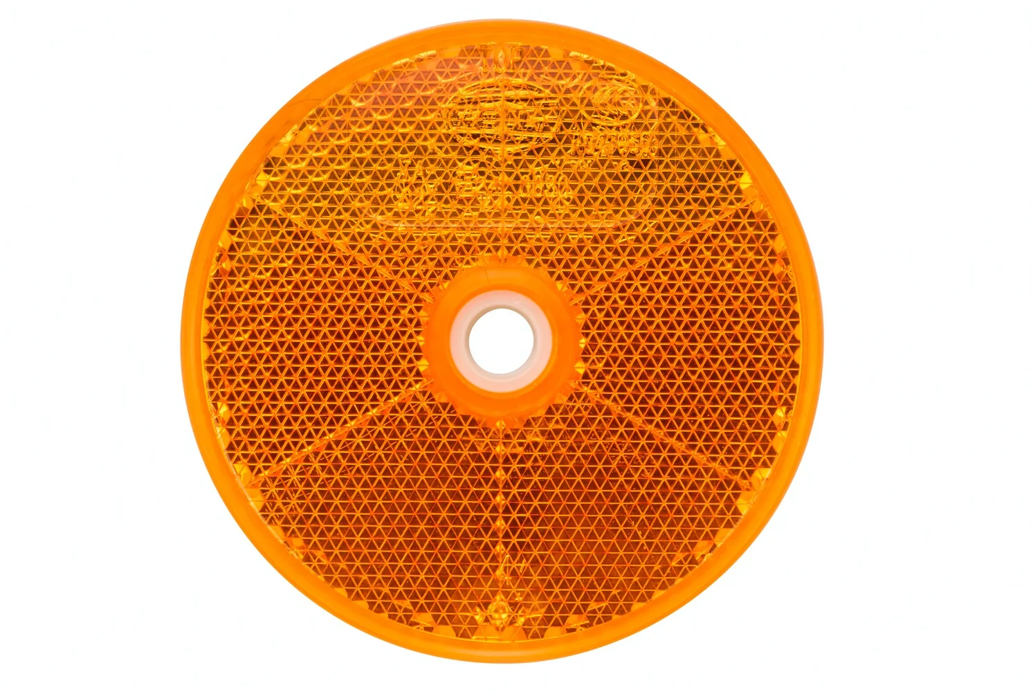 HELLA - 8RA 002 014-872 - Reflector, Lens Colour: yellow (amber), round, Bolted/mounting