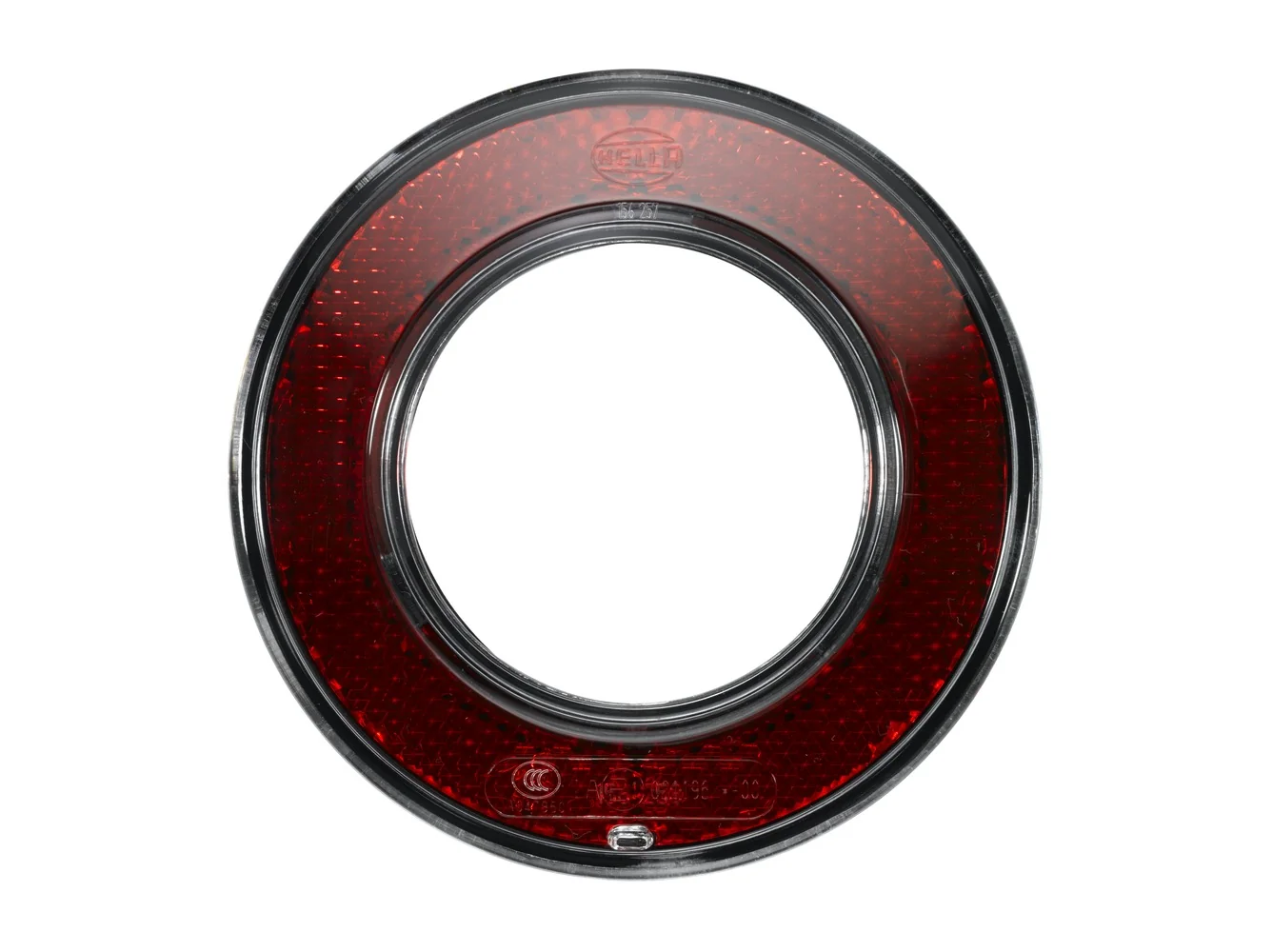 HELLA - 8RA 008 405-001 - Reflector, Lens Colour: Red, Ring Form, Fitting/Screw Connection