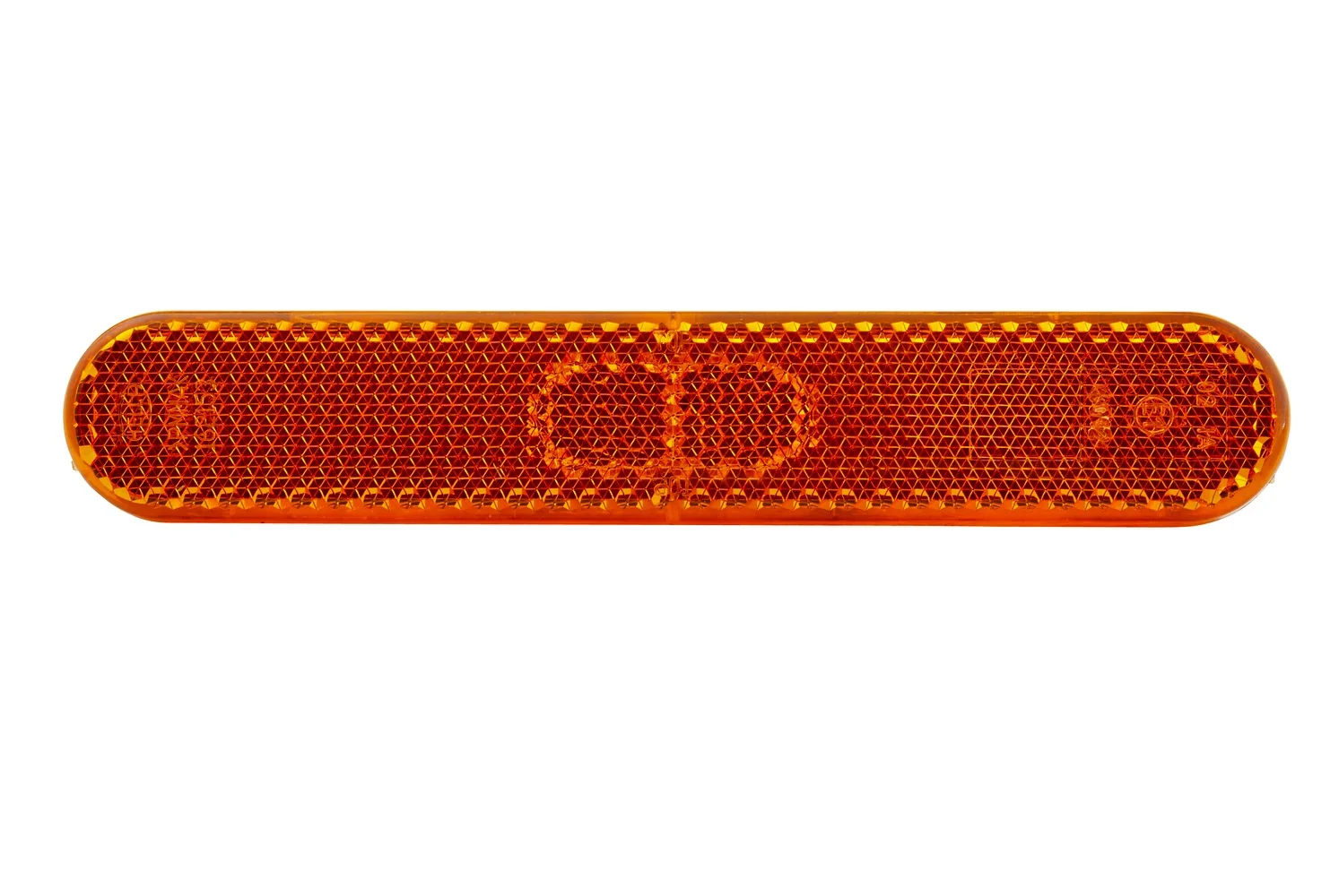 HELLA - 8RA 009 226-127 - Reflector, Lens Colour: yellow (amber), oval, Glued/mounting