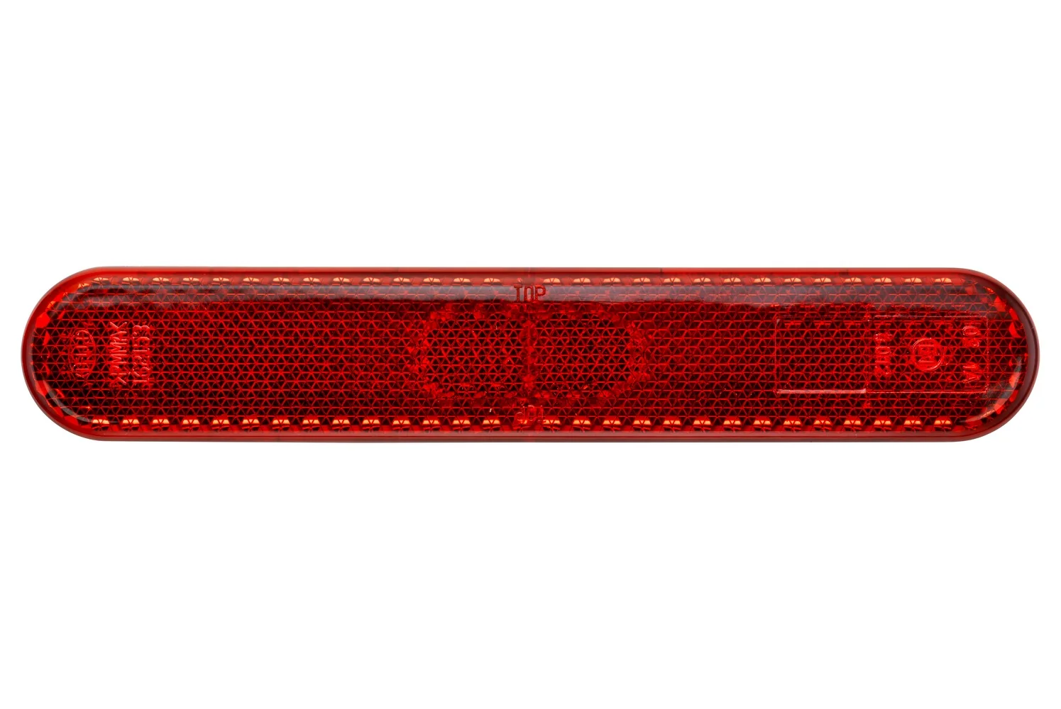HELLA - 8RA 009 226-131 - Reflector, Lens Colour: Red, oval, Glued/mounting
