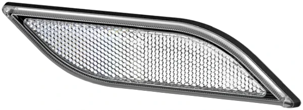 HELLA - 8RA 013 347-021 - Reflector, Shapeline Style, Lens Colour: White, rectangular, Glued/mounting – Front Right