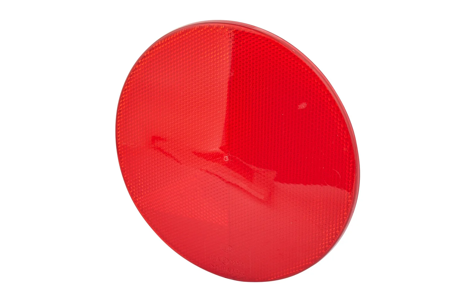 HELLA - 8RA 343 220-007 - Reflector, Lens Colour: Red, round, Glued/mounting