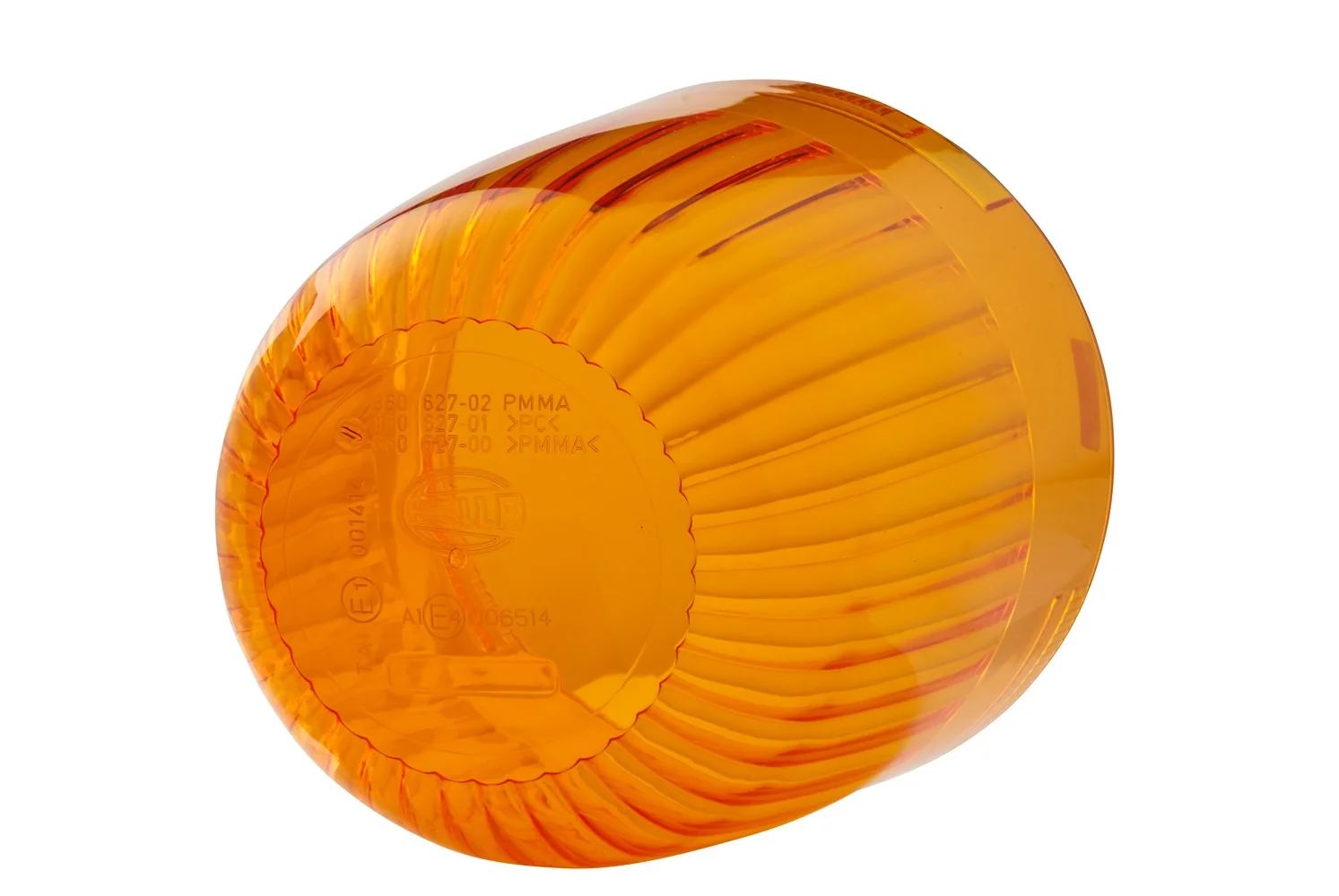 HELLA - 9EL 860 627-001 - Lens, rotating beacon, yellow (amber)