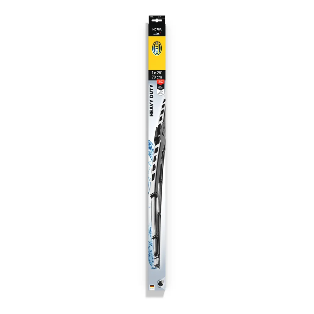 HELLA - 9XW 184 107-281 - Heavy Duty Wiper Blade, HD70A, 28", 700mm, Front, Quantity: 1