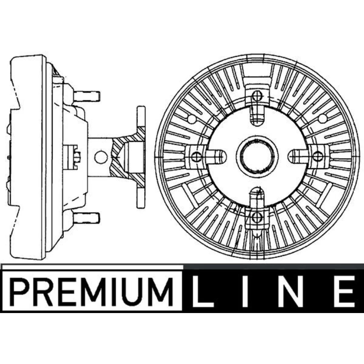 Mahle - CFC 231 000P - Fan Clutch for CASE MX 150, 170