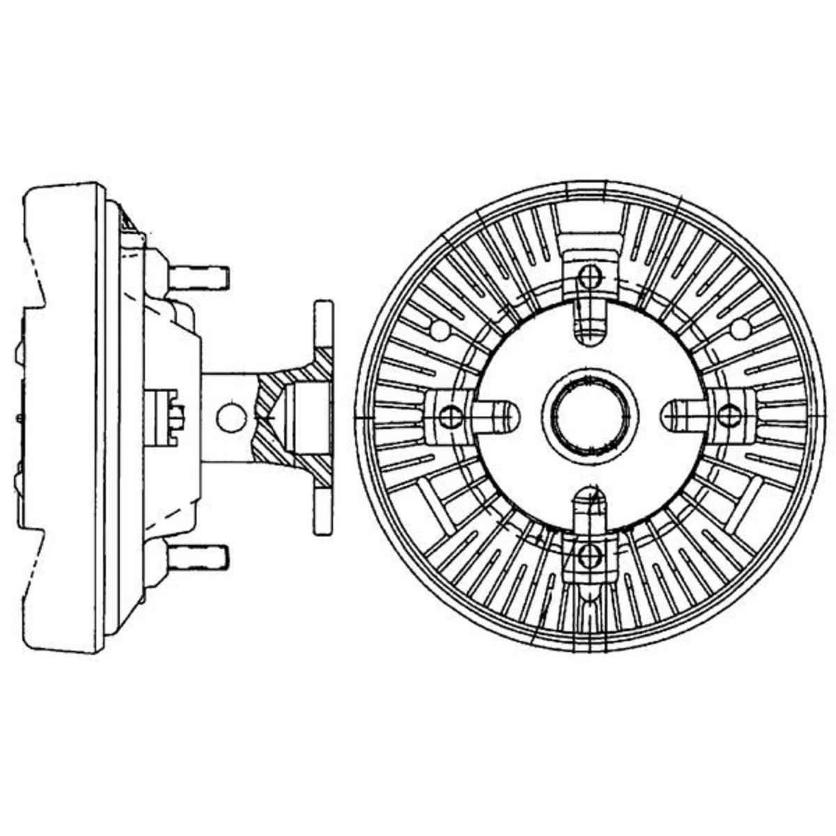 Mahle - CFC 231 000P - Fan Clutch for CASE MX 150, 170