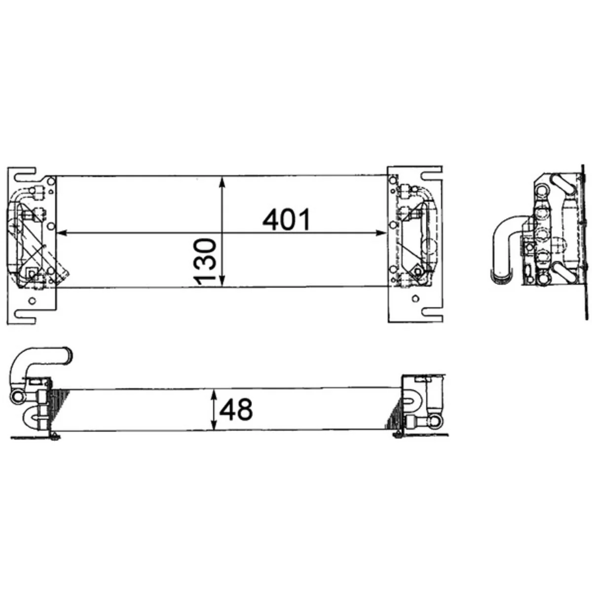 Mahle - CLC 26 000P - Oil Cooler for JOHN DEERE