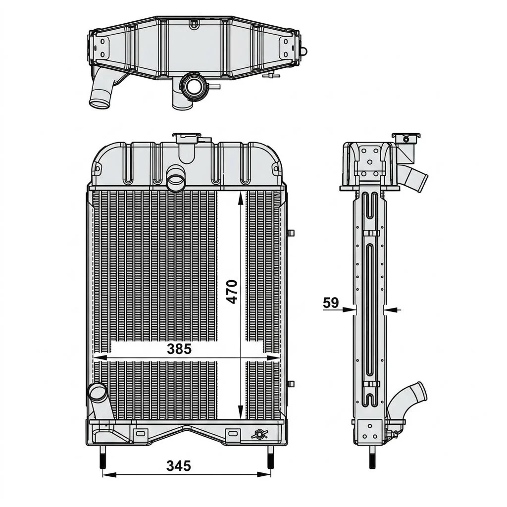 Nrf - 52145 - Engine Cooling Radiator