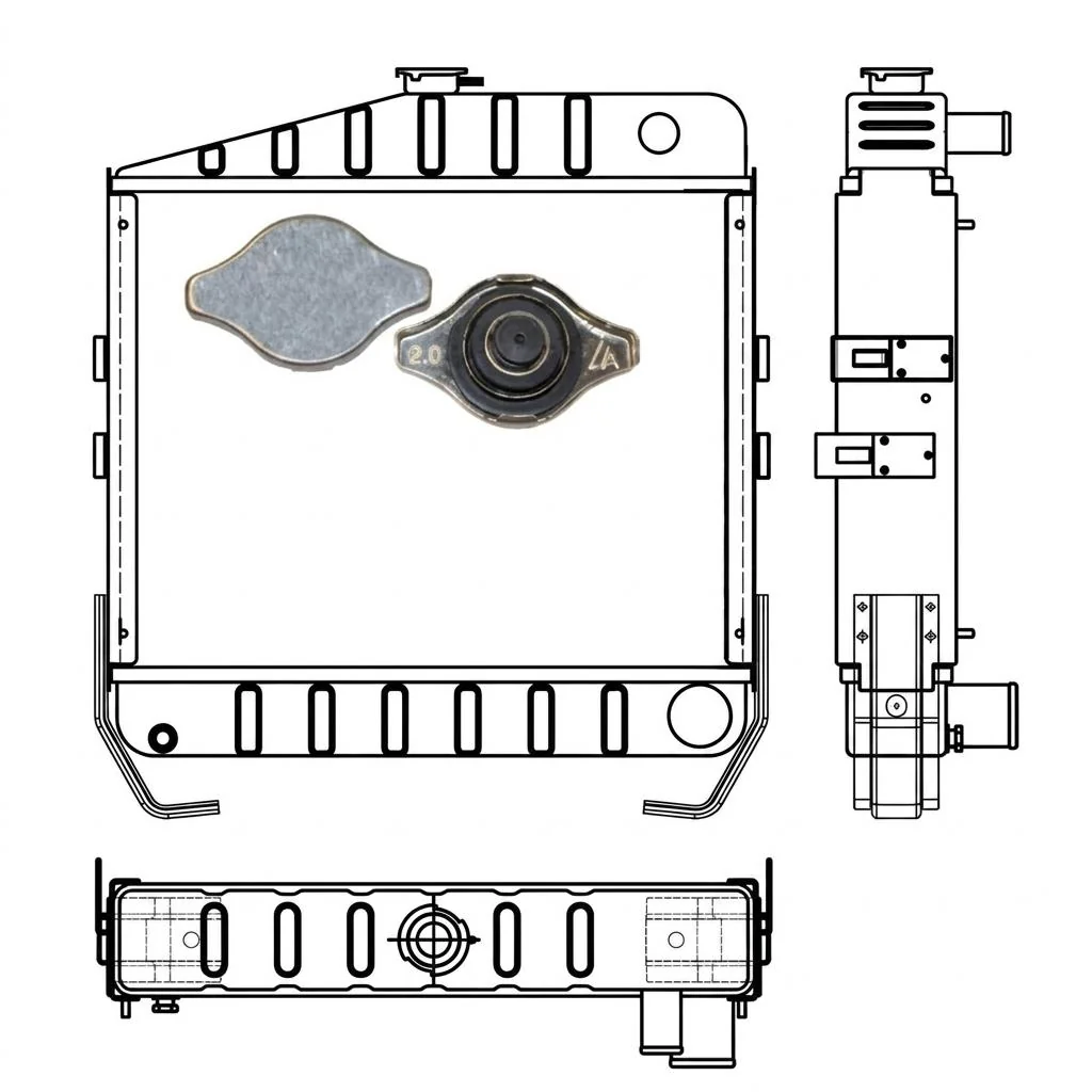 Nrf - 53657 - Engine Cooling Radiator
