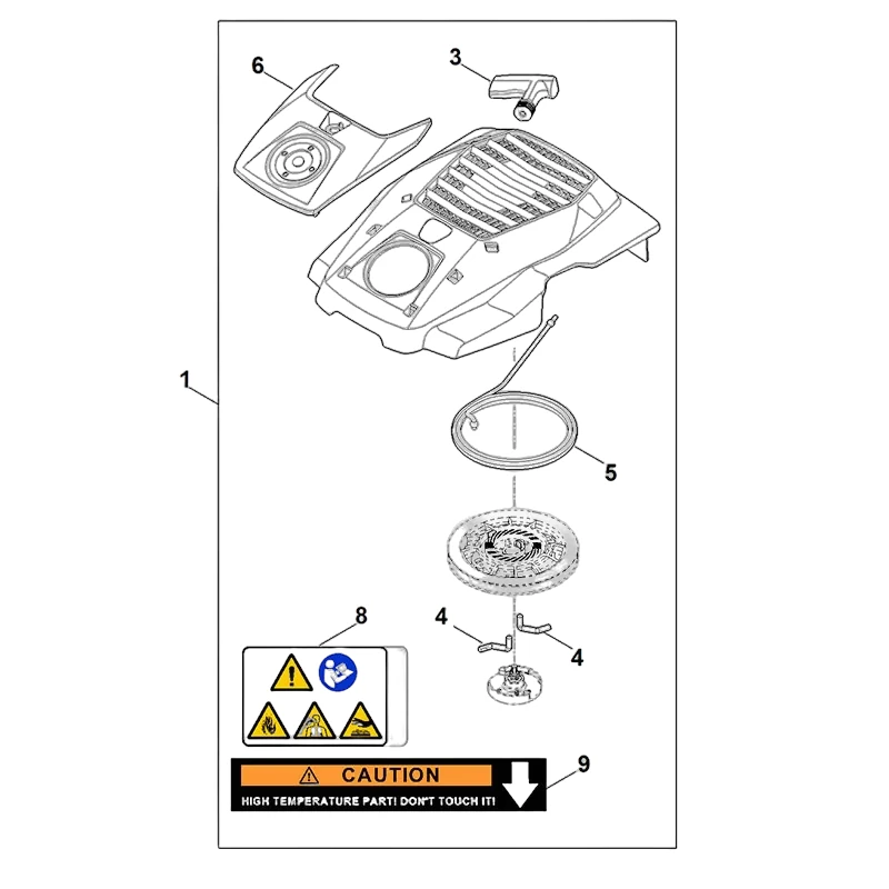 Stihl - 0000-080-0402 - Cover